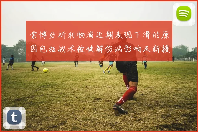 索博分析利物浦近期表现下滑的原因包括战术被破解伤病影响及新援适应期